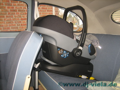 Isofix im Ovali